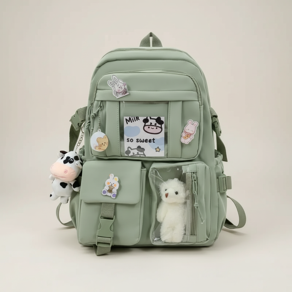 Preppy Style Student Backpack
