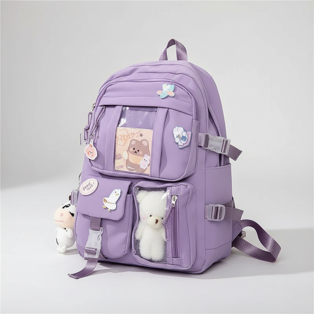 Preppy Style Student Backpack