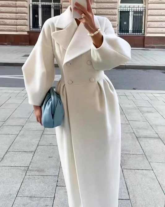 Image of Rachael | Women's Double Breasted Long Coat