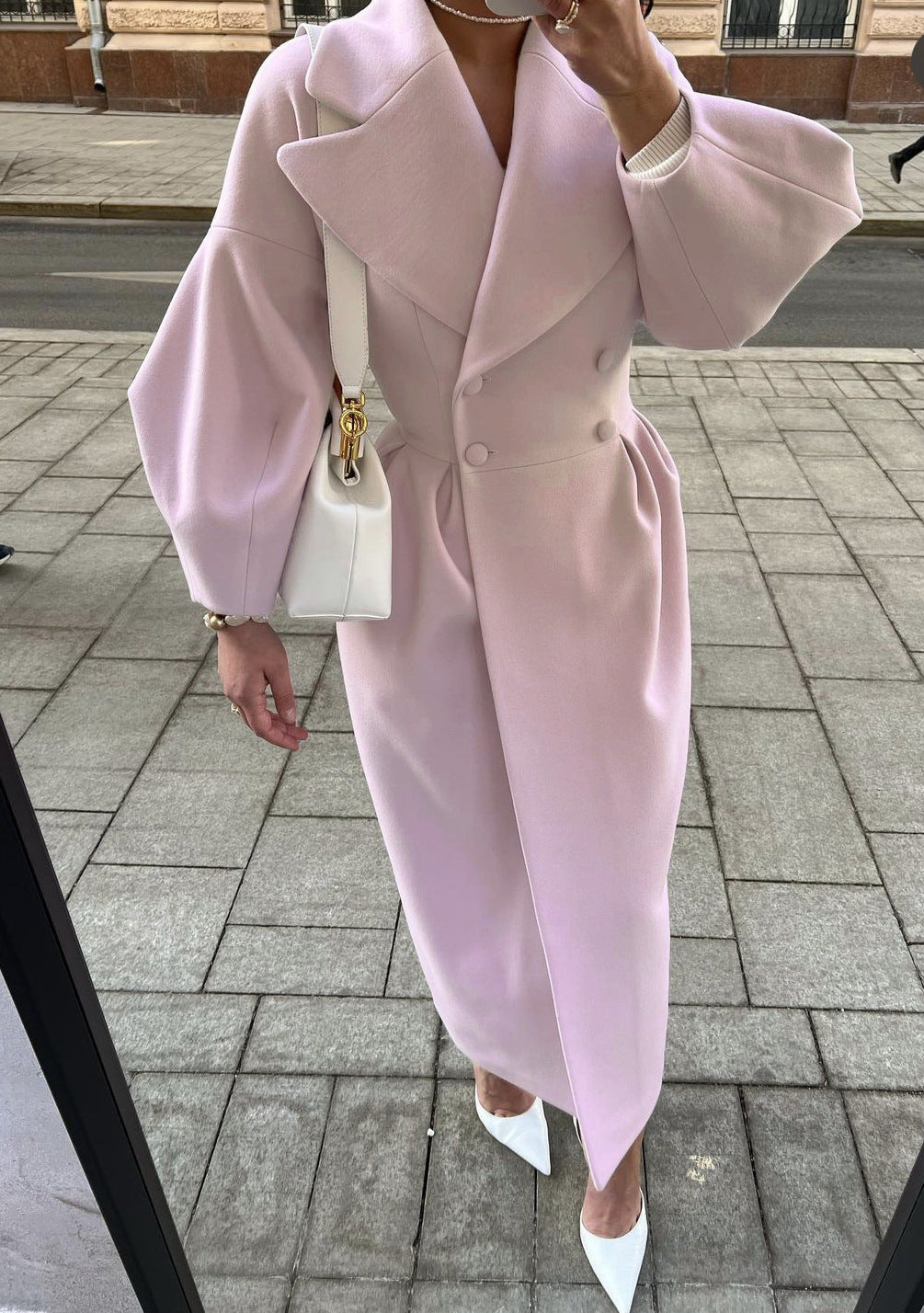 Image of Rachael | Women's Double Breasted Long Coat