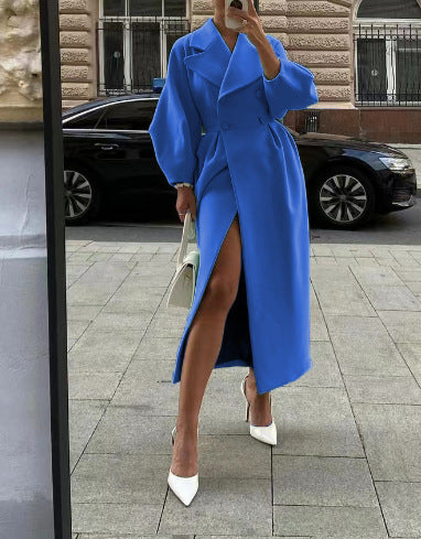 Image of Rachael | Women's Double Breasted Long Coat