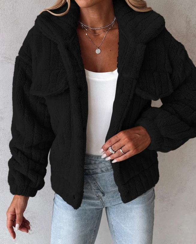 Image of Rachel | Women's Sherpa Collared Jacket