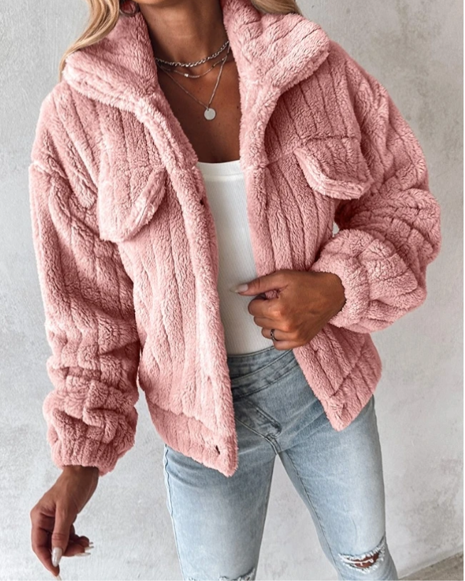Image of Rachel | Women's Sherpa Collared Jacket