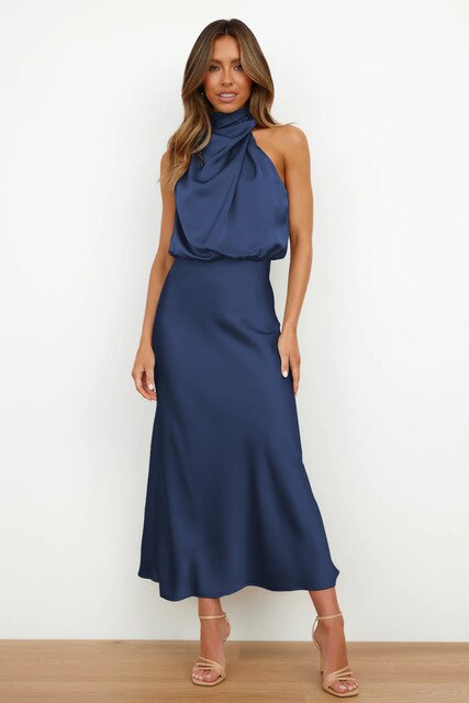Image of Rachel | Women's Sleeveless Bodycon Midi Dress