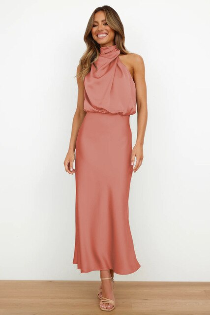 Image of Rachel | Women's Sleeveless Bodycon Midi Dress