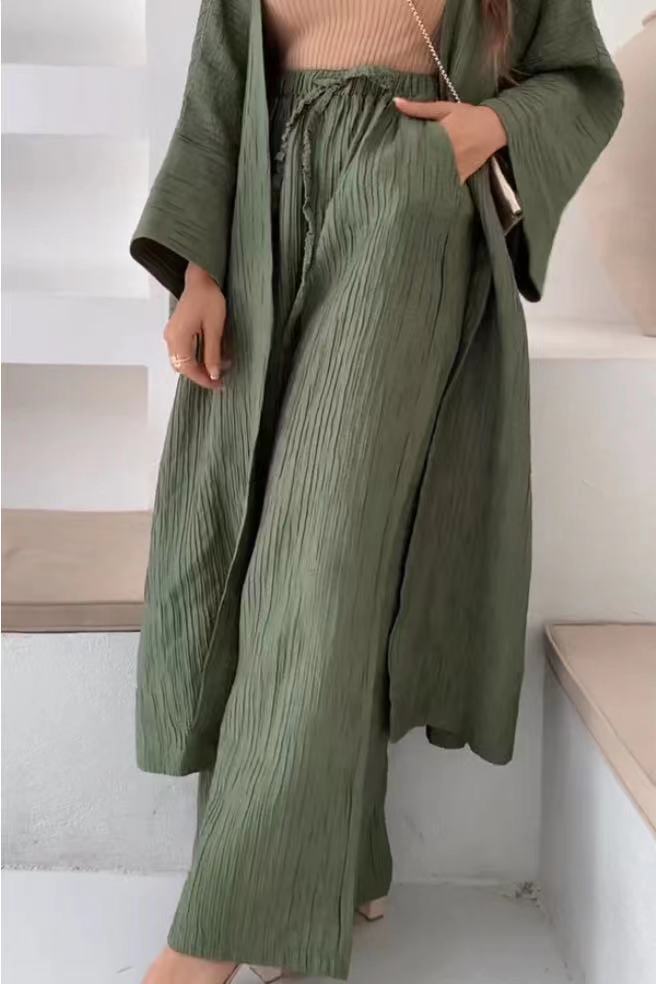 Image of Reagan | Women's Wide Leg Pant Set