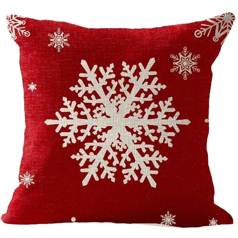Red Christmas Throw Pillow