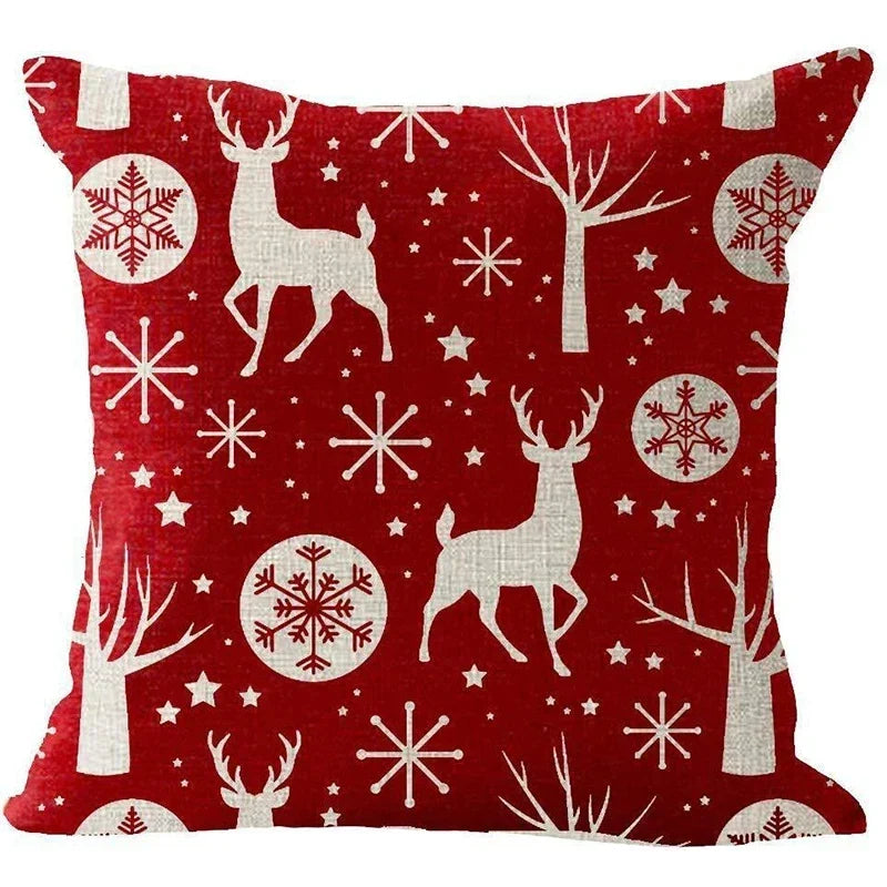 Red Christmas Throw Pillow