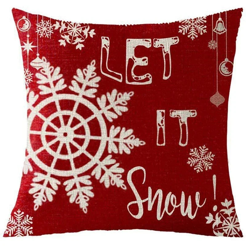 Red Christmas Throw Pillow