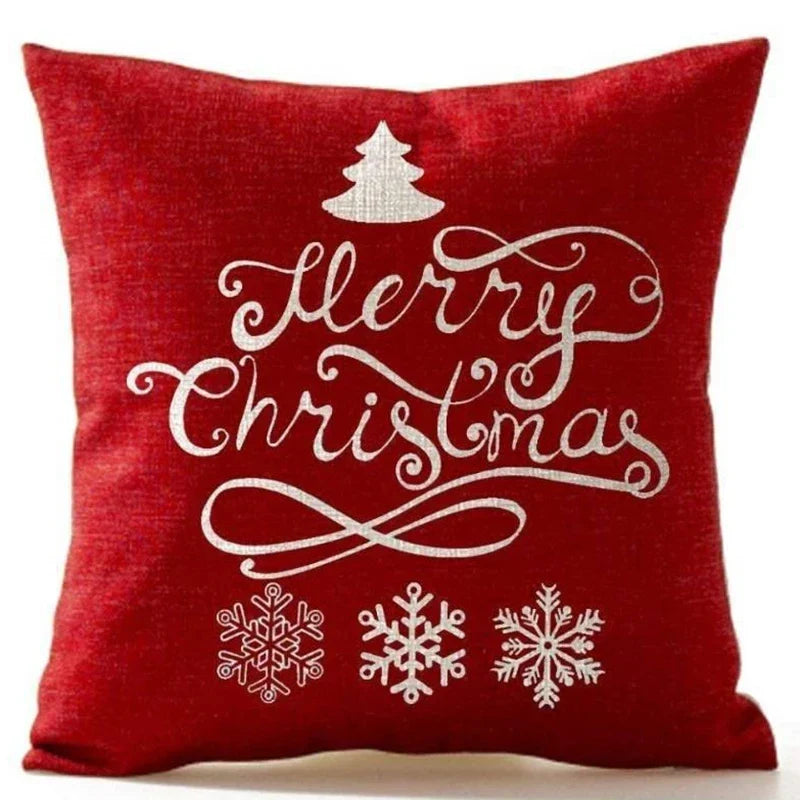 Red Christmas Throw Pillow
