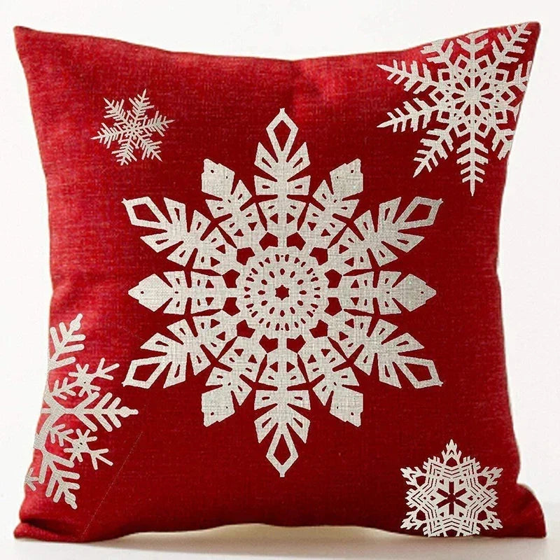 Red Christmas Throw Pillow