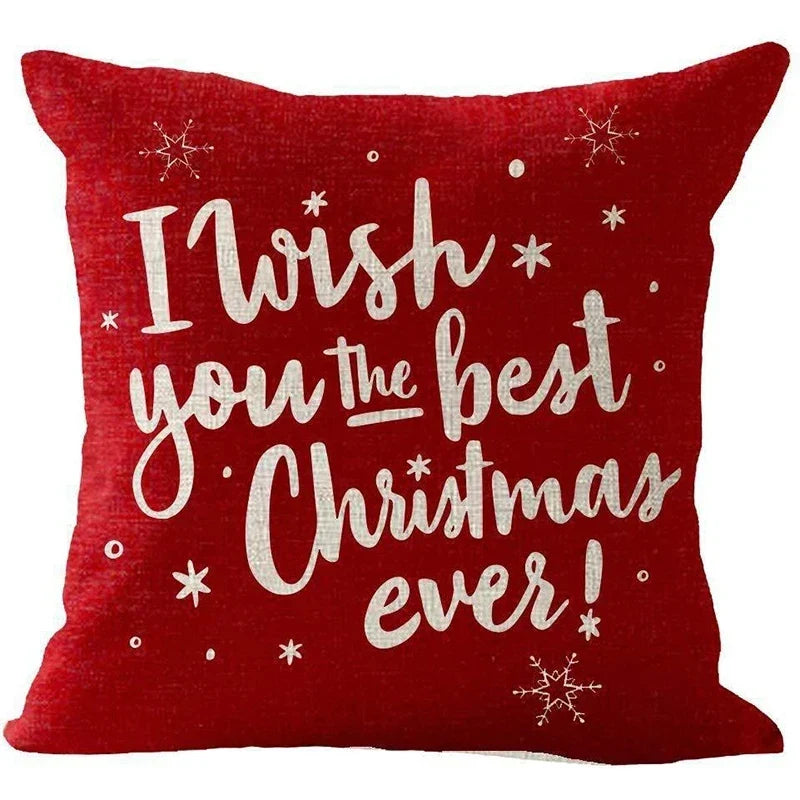 Red Christmas Throw Pillow