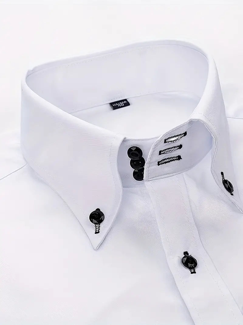 Image of Reece | Men's Slim Fit Button-Down Shirt