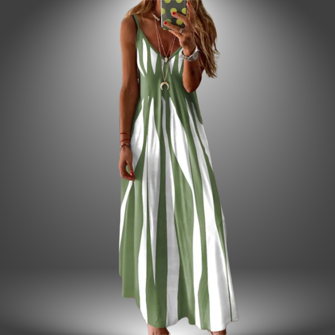 Image of Reese | Women's Sleeveless A-Line Maxi Dress