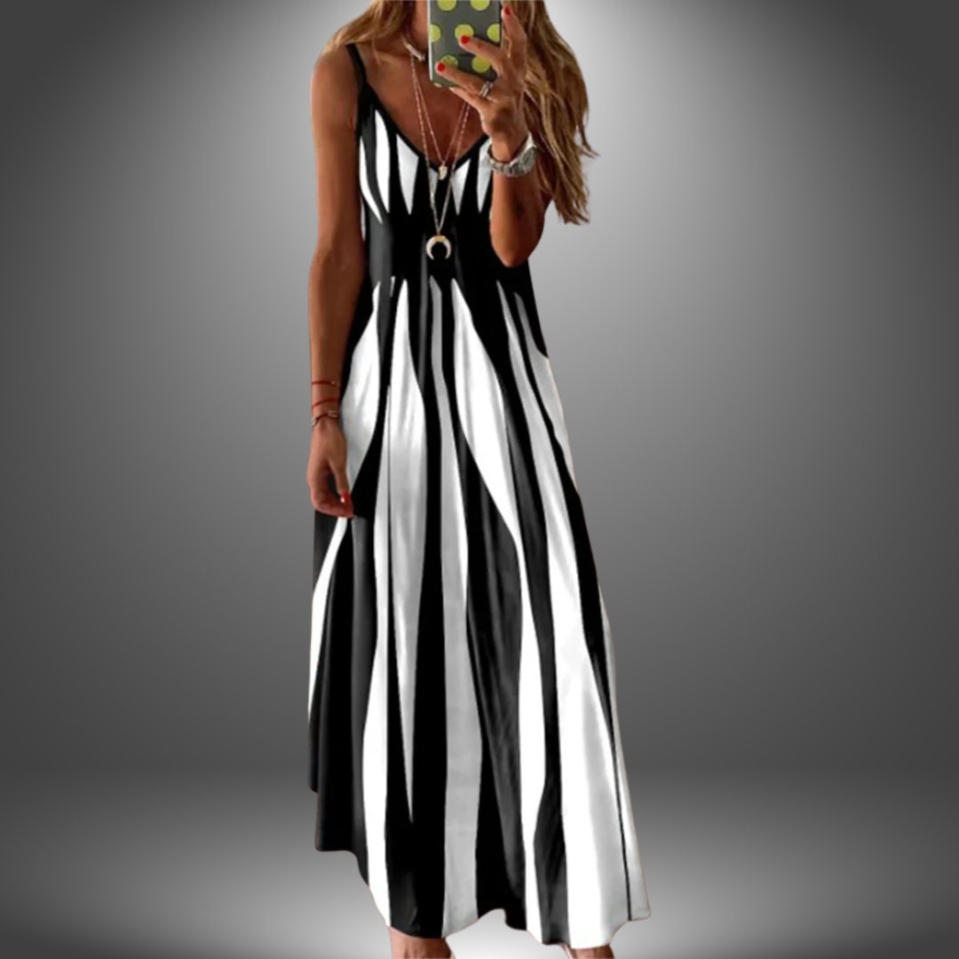 Image of Reese | Women's Sleeveless A-Line Maxi Dress