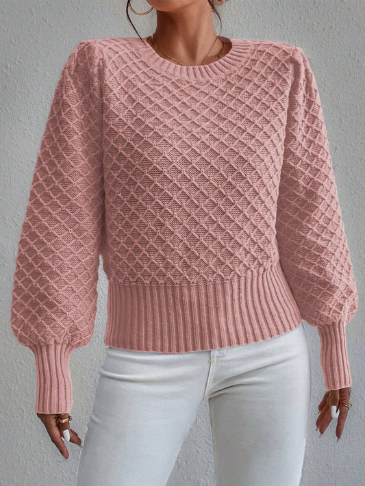 Image of Reese | Women's Textured Long Sleeve Sweater