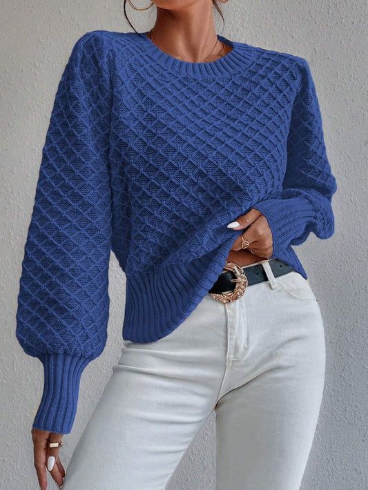 Image of Reese | Women's Textured Long Sleeve Sweater