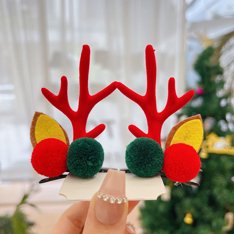 Reindeer Antlers Christmas Hair Clip
