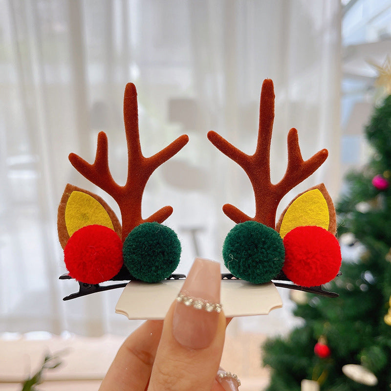 Reindeer Antlers Christmas Hair Clip