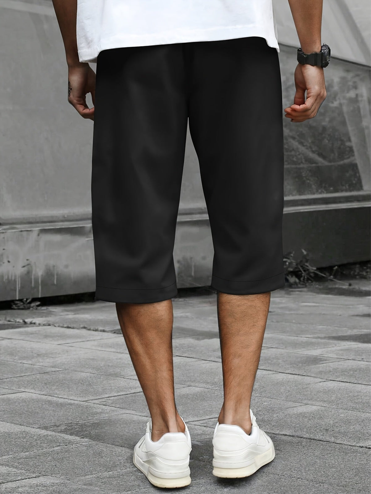 Relaxed Drawstring Shorts