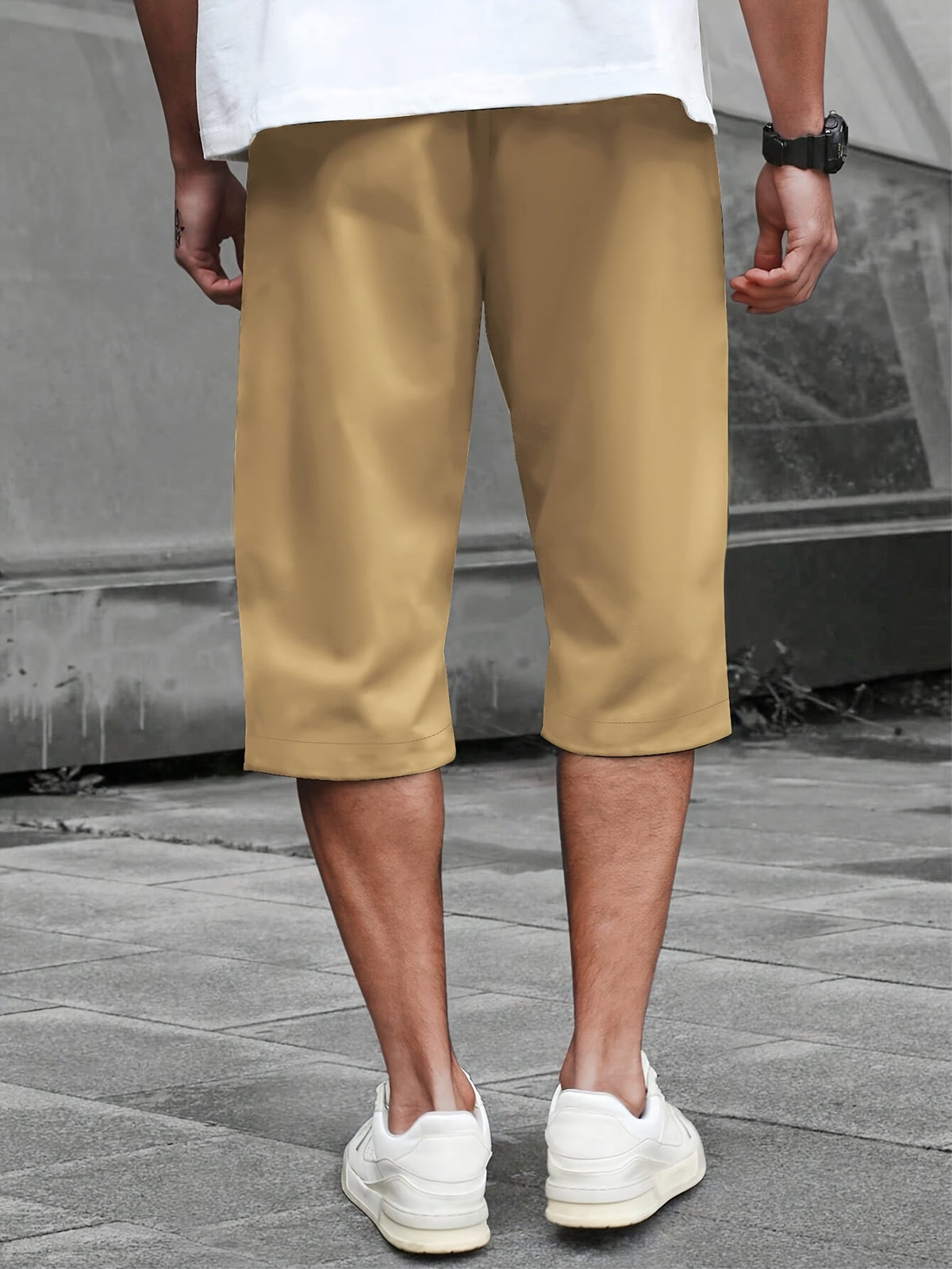 Relaxed Drawstring Shorts