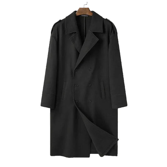 Image of Remy | Men's Double-Breasted Long Coat