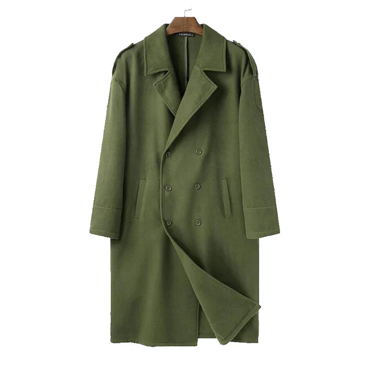 Image of Remy | Men's Double-Breasted Long Coat