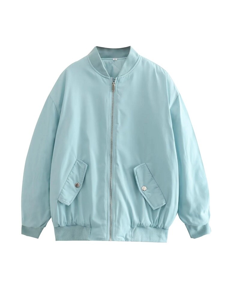Image of Renee | Women's Oversized Bomber Jacket