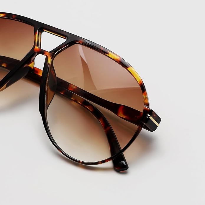 Retro Oversized Aviator Sunglasses