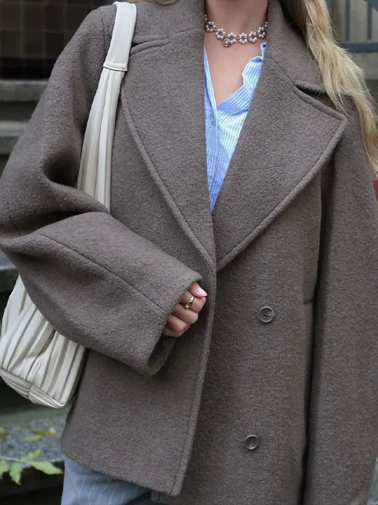 Image of Rhonda | Women's Oversized Double-Breasted Coat