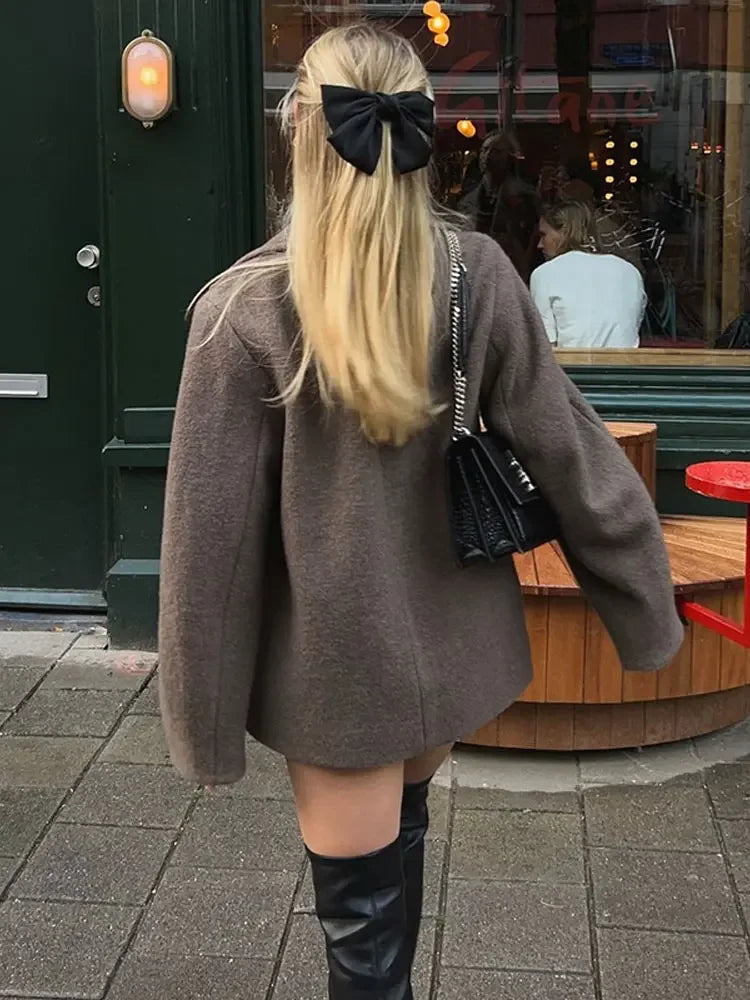 Image of Rhonda | Women's Oversized Double-Breasted Coat