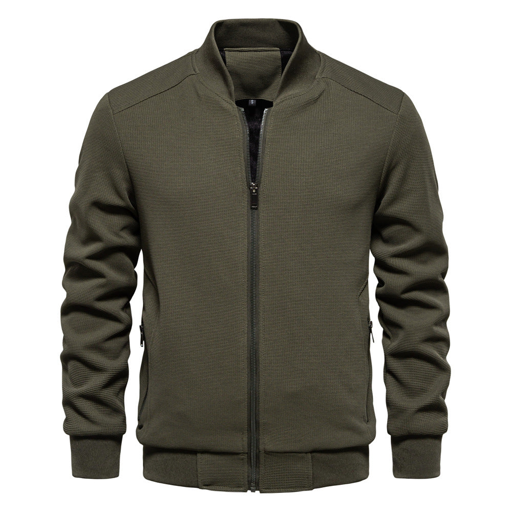 Image of Rhys | Men's Slim-Fit Bomber Jacket