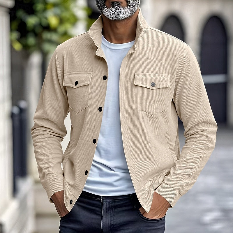 Ribbed Utility Jacket