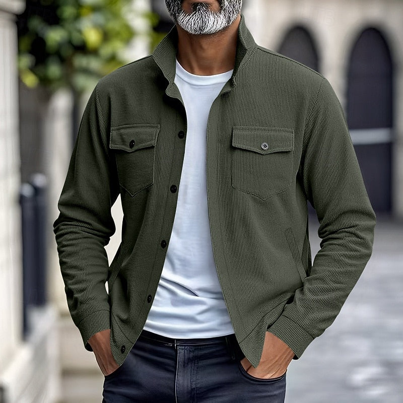 Ribbed Utility Jacket