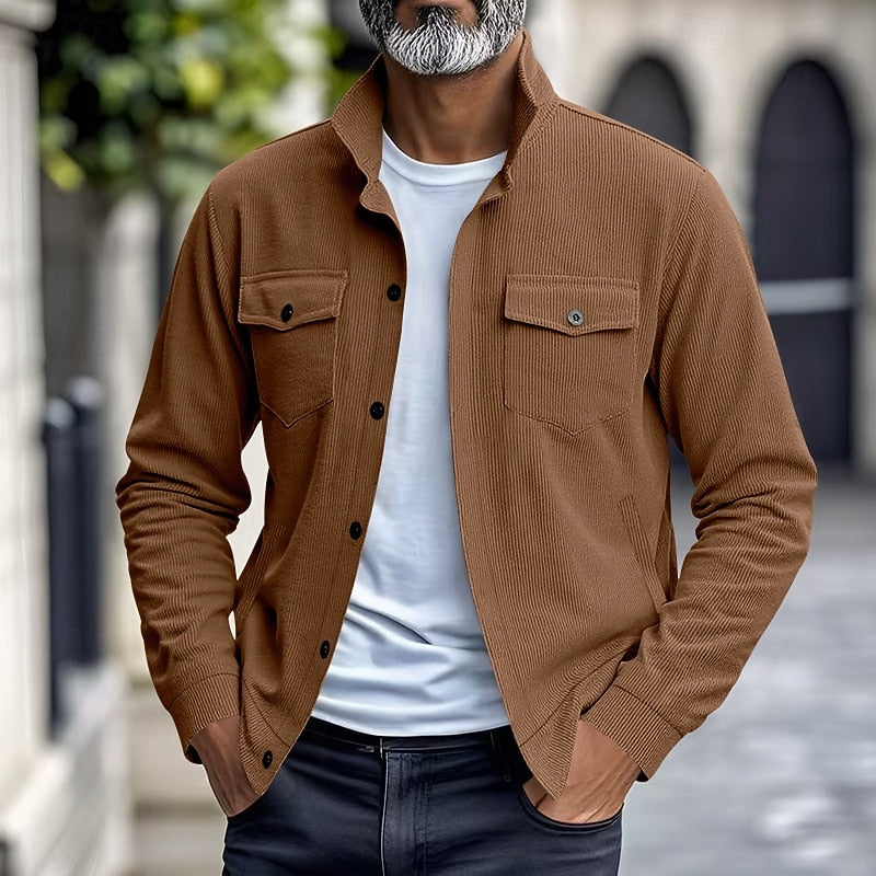 Ribbed Utility Jacket