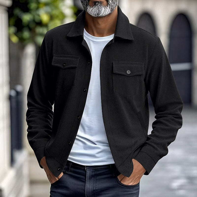 Ribbed Utility Jacket