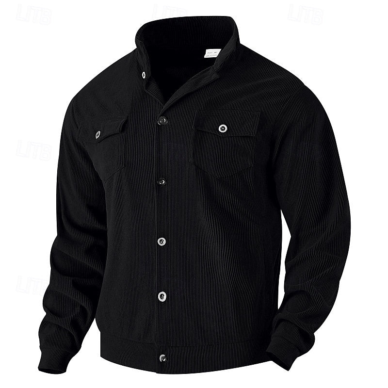 Ribbed Utility Jacket