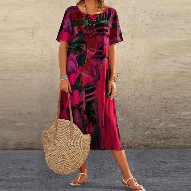 Image of Rita | Women's A-Line Midi Dress