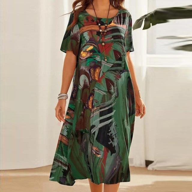 Image of Rita | Women's A-Line Midi Dress