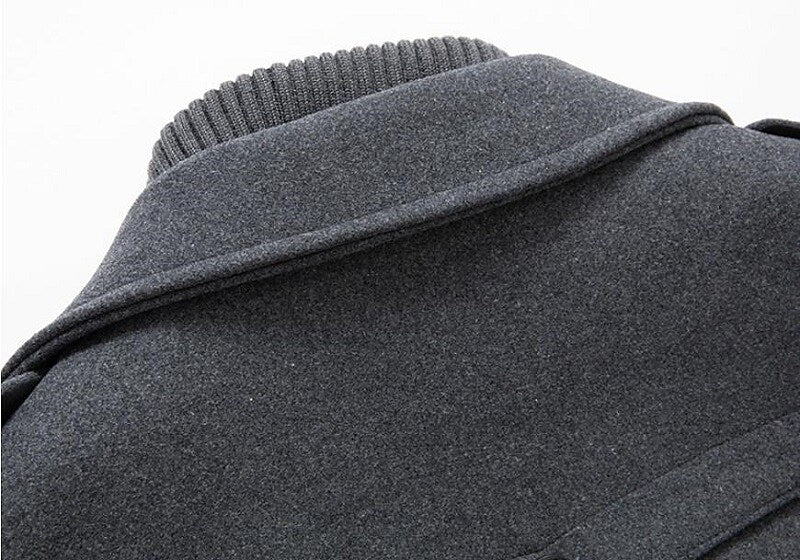 Image of Robbie | Men's Double-Breasted Pea Coat