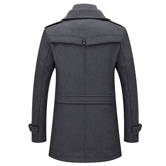 Image of Robbie | Men's Double-Breasted Pea Coat