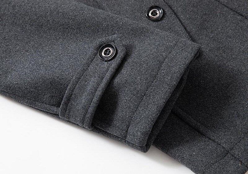 Image of Robbie | Men's Double-Breasted Pea Coat