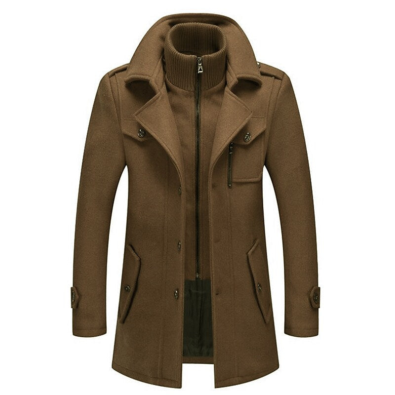 Image of Robbie | Men's Double-Breasted Pea Coat