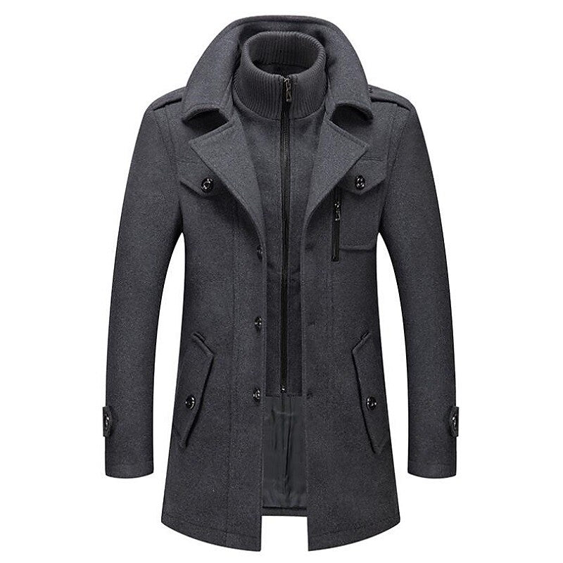 Image of Robbie | Men's Double-Breasted Pea Coat