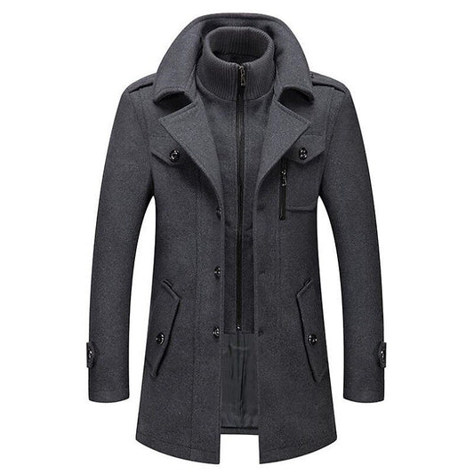 Image of Robbie | Men's Double-Breasted Pea Coat