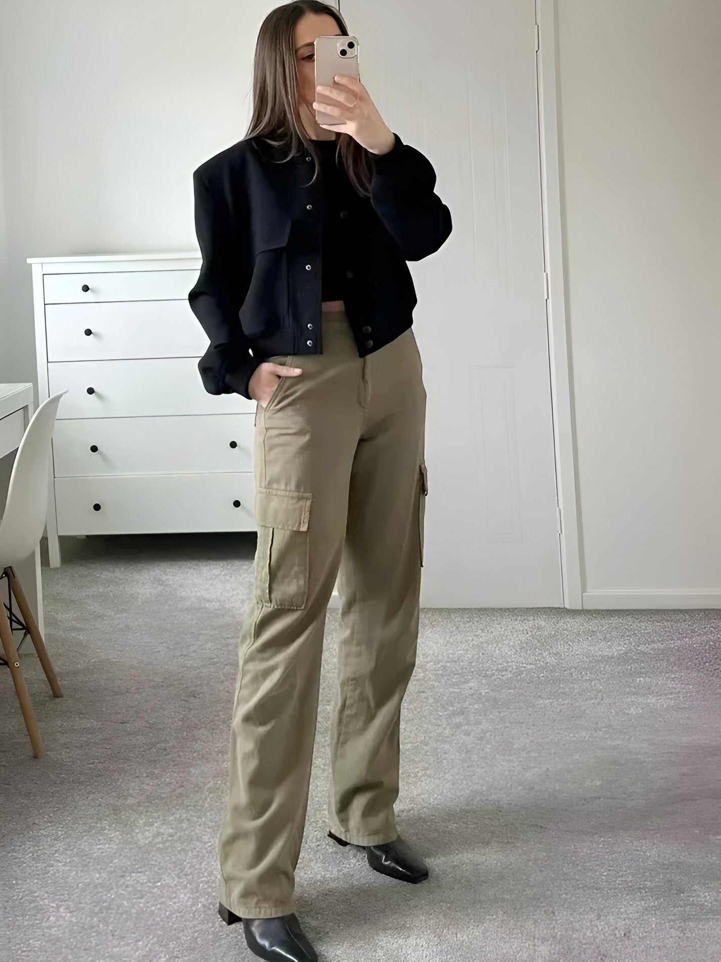 Image of Robin | Women's Cropped Bomber Jacket