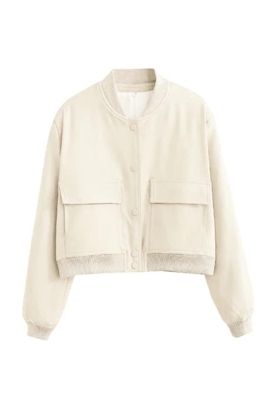 Image of Robin | Women's Cropped Bomber Jacket