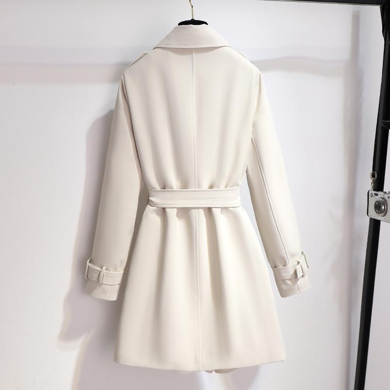 Image of Rose | Women's Double-Breasted Trench Coat