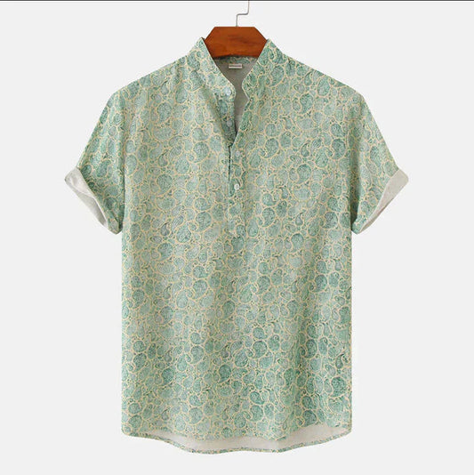 Image of Ross | Men's Floral Short Sleeve Shirt