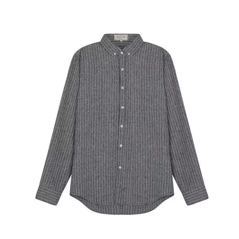 Image of Ruben | Men's Long Sleeve Striped Shirt